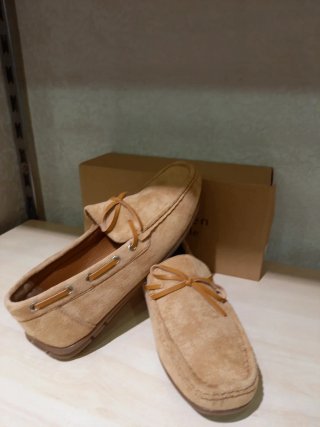 Mocassini uomo scamosciati camel taglia 42