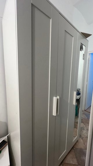 Armario Brimnes 3 puertas blanco