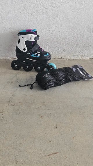 Pattini inline taglia 39 con protezioni
