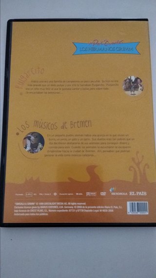 DVD Pulgarcito y Músicos de Bremen