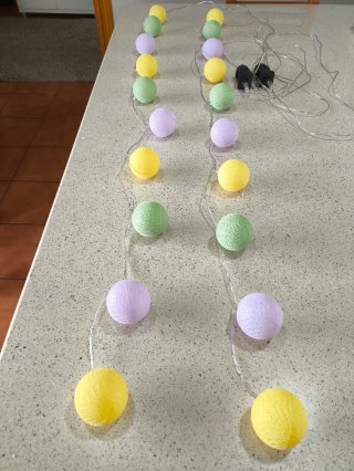 Guirnaldas led de colores