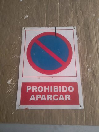 Señal Prohibido Aparcar