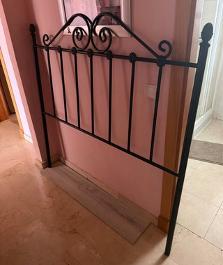 Cabezero cama 1.50 forja negro