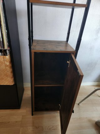 Estantería madera y metal