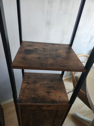 Estantería madera y metal