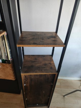 Estantería madera y metal
