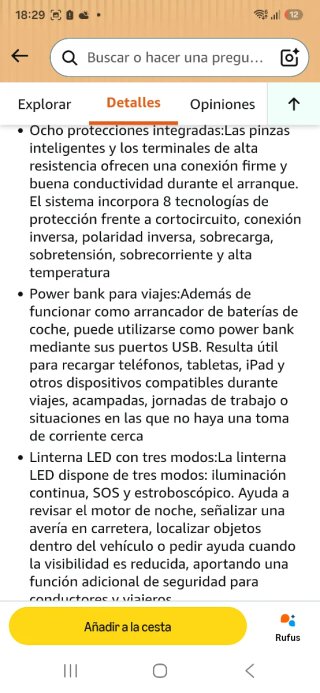 Arrancador de Baterías 8000A WHZHCAR nuevo precint