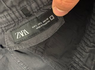 Pantalones Cargo Zara Grises