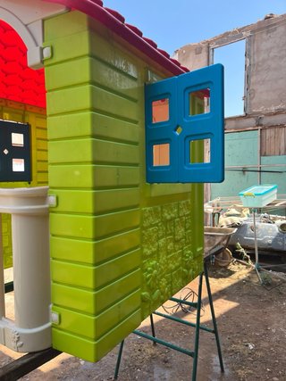 Caseta de jardín Feber para niños