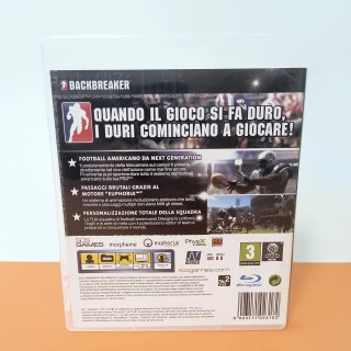 BACKBREAKER PS3 PLAYSTATION 3 PAL ITALIANO OTTIMO