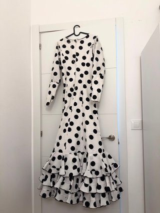 Vestido Flamenco Lunares Volantes