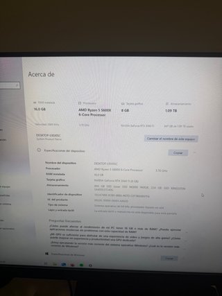 PC da gaming RTX 3060 Ti
