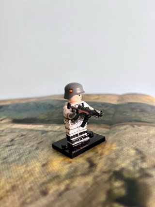 Soldado División Azul MP40 Krasny Bor Lego WW2