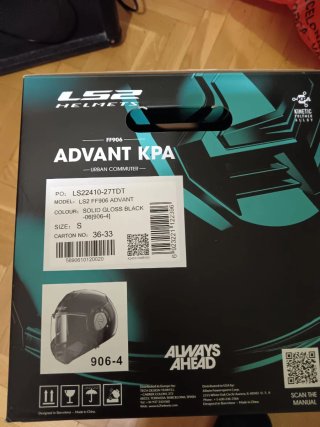 Casco  talla S, error al comprar la talla