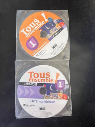 2 Libri Tous ensemble Allievo A1+ Esercizi+DVD