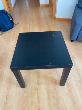Mesa de centro negra – Estado usado