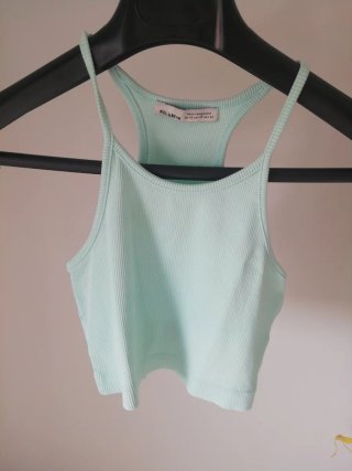 Camiseta Top elástica Pull&Bear Talla XS