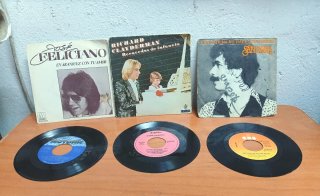 Lote de 12 discos de vinilos singles