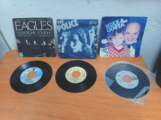 Lote de 12 discos de vinilos singles