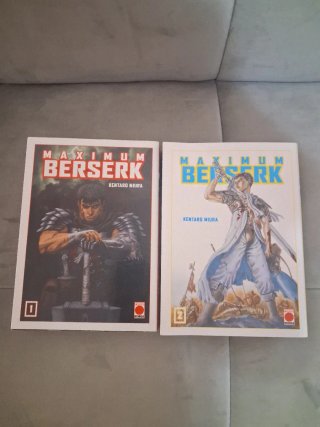 Tomo 1 y 2 de Berserk