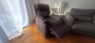 Sillón relax eléctrico tela