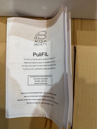Filtro Autolimpiante Semiautomático
