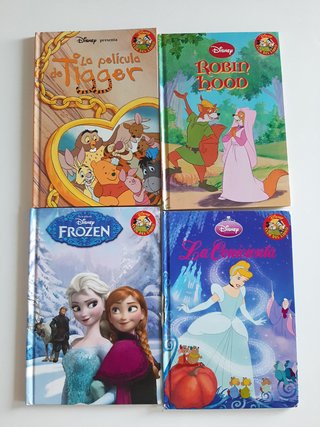 Lote de 4 libros de Disney