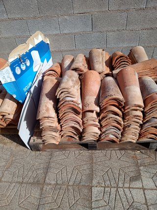 Lote 860 tejas árabes antiguas recuperadas