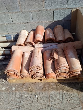 Lote 860 tejas árabes antiguas recuperadas