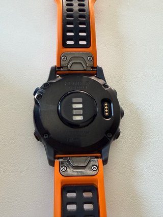 Garmin Fenix 6 Pro Solar Arancione/Argento