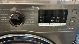 Lavadora Samsung ecobubble 8.0kg