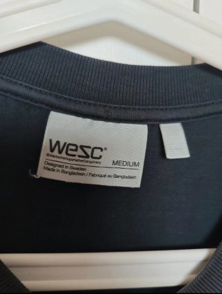Camiseta WESC Negra Talla M