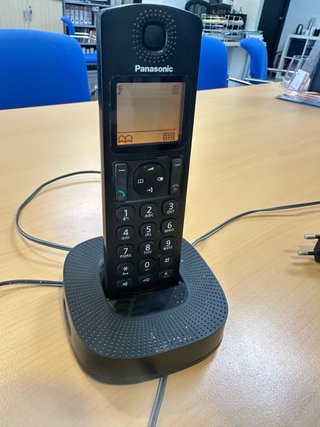 Teléfono Inalámbrico Panasonic Negro