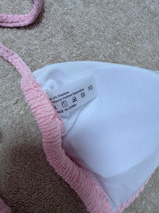 Bikini Shein Rosa Talla XS