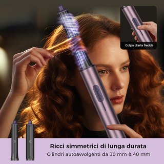 Set Asciugacapelli Ionico con Custodia Arancione