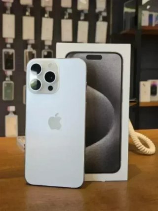 IPHONE 15 PRO MAX 1TB BIANCO 100% BATTERIA