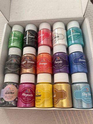 Set Pigmentos Mica Sennyo