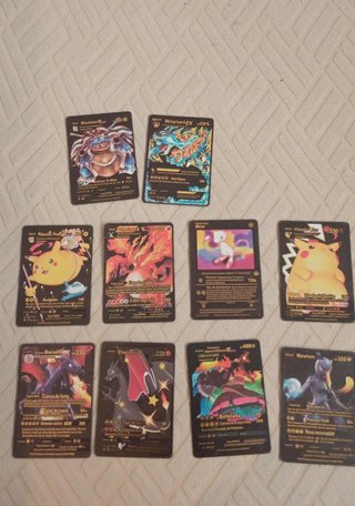 Cartas Pokémon V, Vmax, GX, EX (Varias)