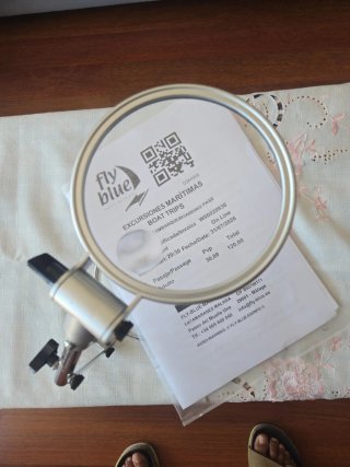 Lupa de pie AURIOL con brazo articulado