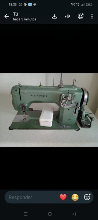 Máquina de coser Refrey 417