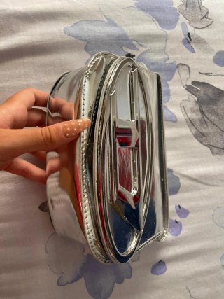 Bolso Diesel Plateado