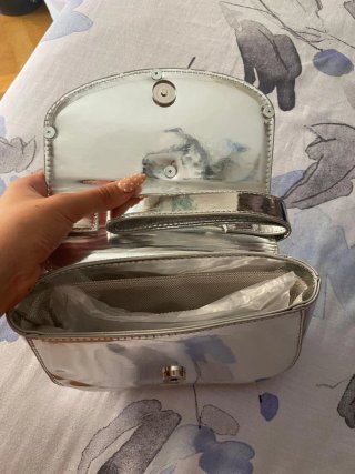 Bolso Diesel Plateado
