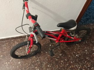 Bicicleta infantil roja california