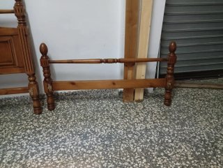 Somier de láminas madera y metal
