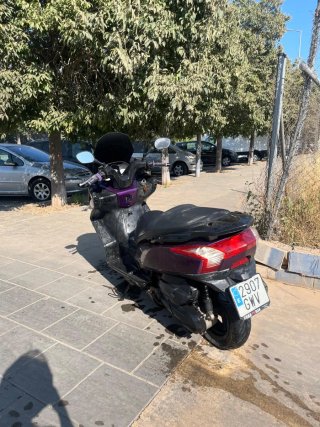 Kymco Superdink 125 Morado/Amarillo