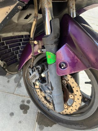 Kymco Superdink 125 Morado/Amarillo