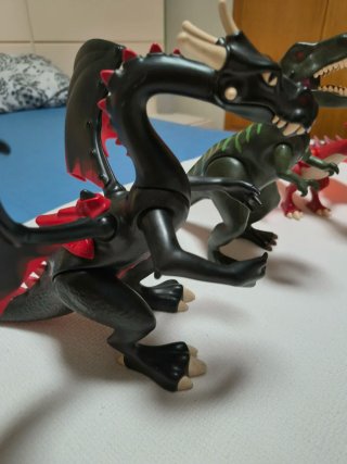 Playmobil Dragones (2 unidades y 1 dinosaurio)