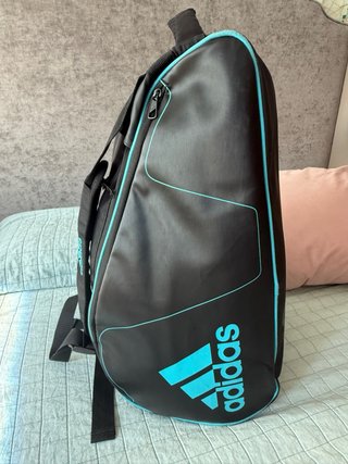 Paletero Adidas Negro, Amarillo y Turquesa