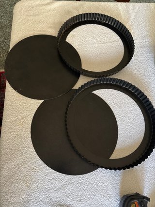 2 Stampi per crostata fondo removibile