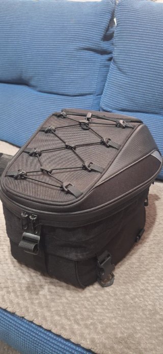 Portacascos moto mochila